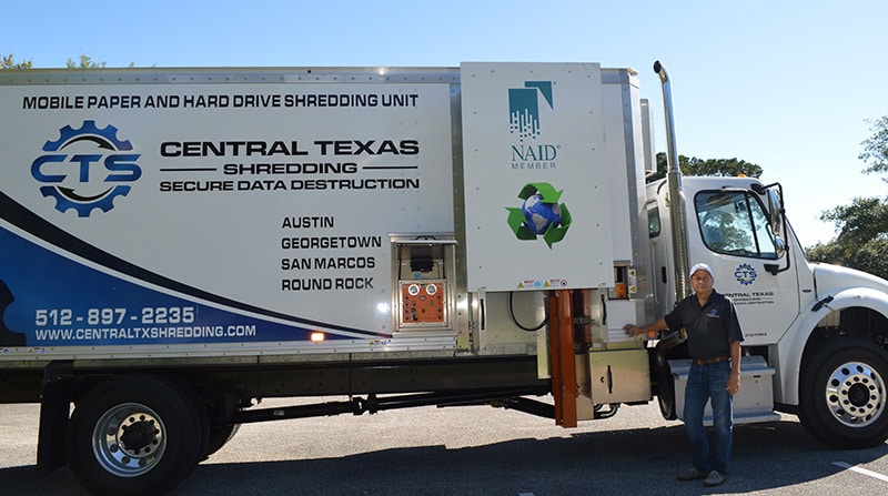 One Time Project Shredding Truck Austin TX